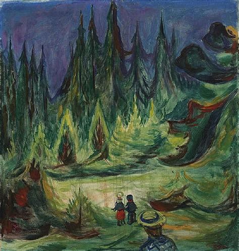Edvard Munch, The Enchanted Forest, 1927-29 Der Märchenwald | Les arts