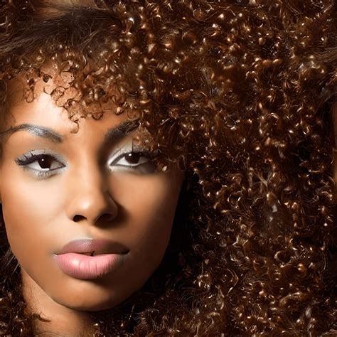 close   beautiful brown skin lady creative fabrica