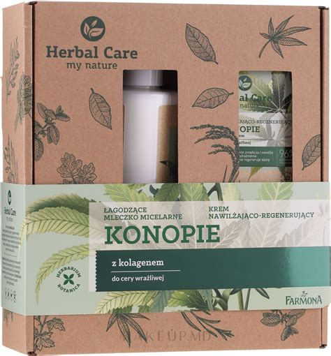 Farmona Herbal Care Hemp (f/milk/400ml + f/cr/50ml) - Set | Makeup.md