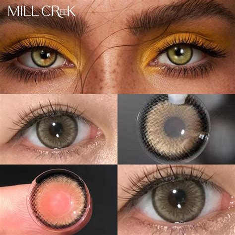 Купить MILL CREEK Цветные контактные линзы Красивый зрачок ...