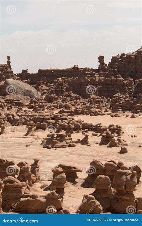 Landscape on the Goblin State Park Stock Image - Image of mountain ...