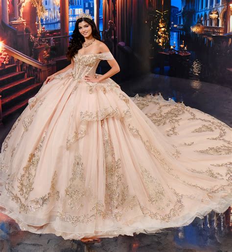Gold Quinceañera Dresses | Princesa by Ariana Vara