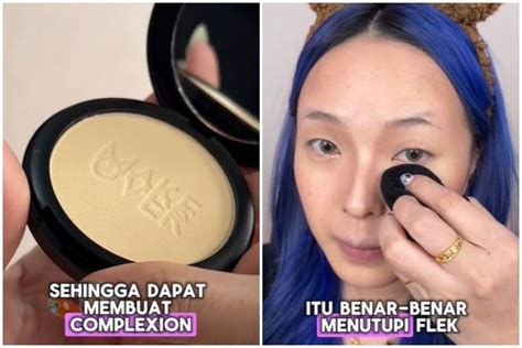 Review bedak padat viral Make Over diklaim antiluntur 24 jam, harga Rp ...