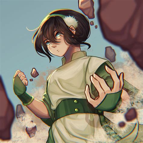 [OC] Toph Fan Art :) : r/ATLA