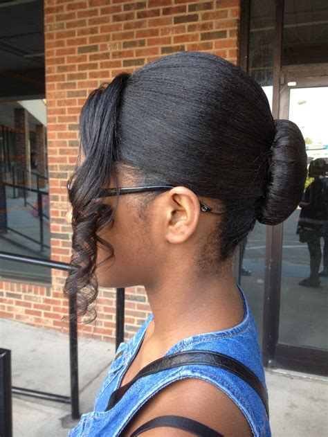nice bun style fun buns bun styles style