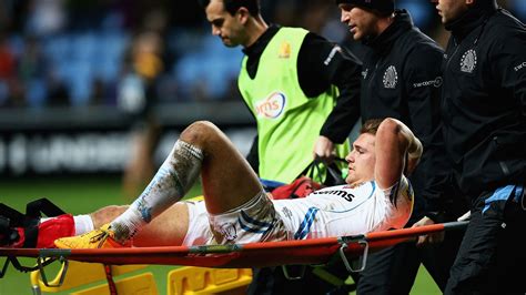 Exeter centre Henry Slade has surgery on leg injury | Rugby Union News ...