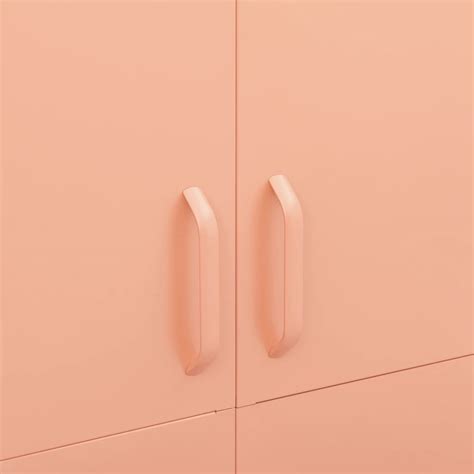 vidaXL Kledingkast 90x50x180 cm staal roze online kopen | vidaXL.be