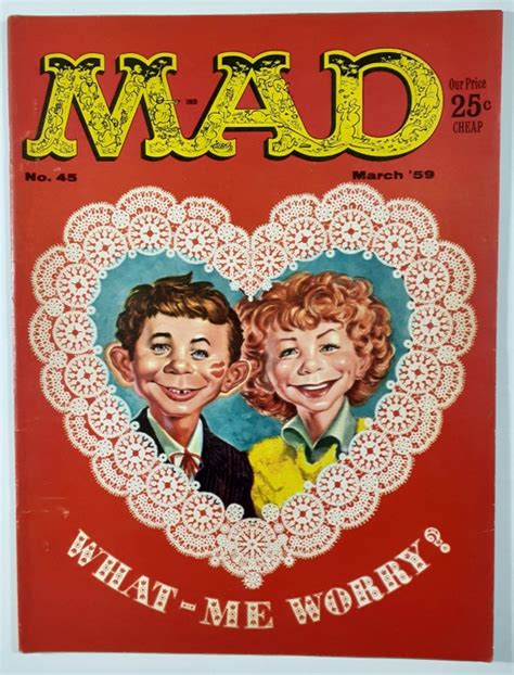 MAD Magazine Humor Comic Book EC Comics No 45 March 1959 | Etsy