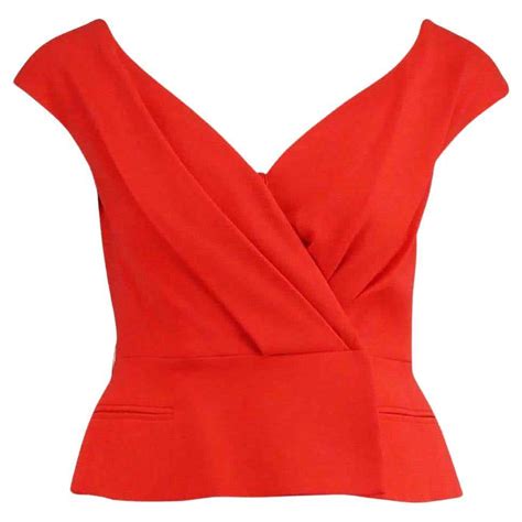 Christian Dior Silk Blend Wrap Vest Fr 36 UK 8 For Sale at 1stDibs