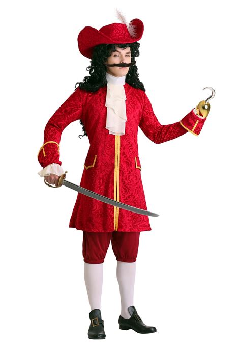 captain hook mens costume mens pirate costumes