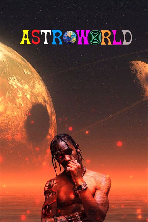 Plakat Poster Travis Scott Astroworld 90x60 cm (PHU ATRAM) • Cena ...