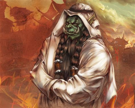 ArtStation - Arab Orc Comissioned piece