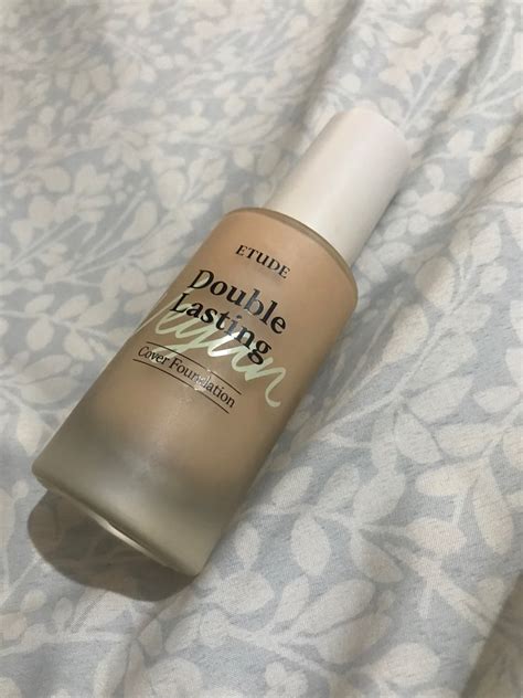 Etude House Double Lasting Foundation Vegan, Beauty & Personal Care ...