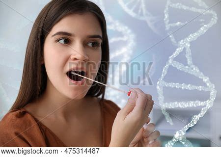 Woman Taking Sample Image & Photo (Free Trial) | Bigstock