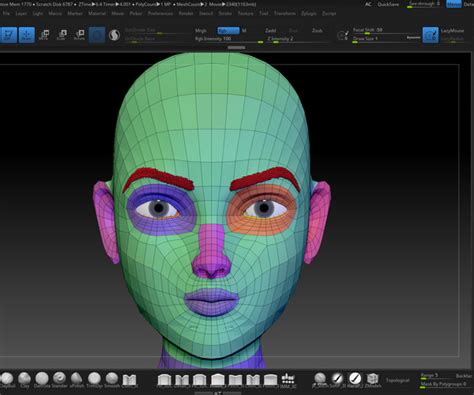 ArtStation - 6 Zbrush Stylized Female Character Base Mesh | Resources