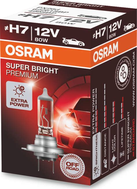 Osram ≠H7 Super Bright Premium / Super Bright - Off-Road 12V 1τμχ ...