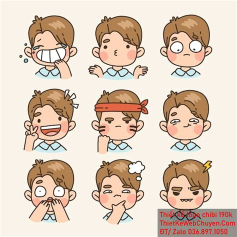 MẪU THIẾT KẾ LOGO CHIBI, 190K CUTE DỄ THƯƠNG