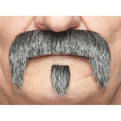 The Zappa Mustache with Beard- Grey - POP! Party Supply