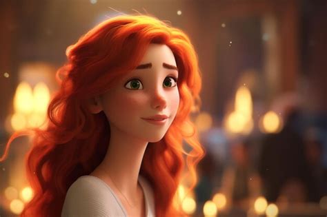Premium Photo | Beautiful lady animation style Generative AI