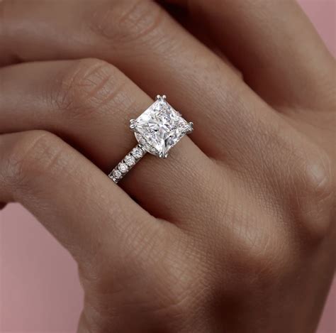 Кольцо с бриллиантом «Принцесса»(0,50 ct.) из платины 950 пробы Купить ...