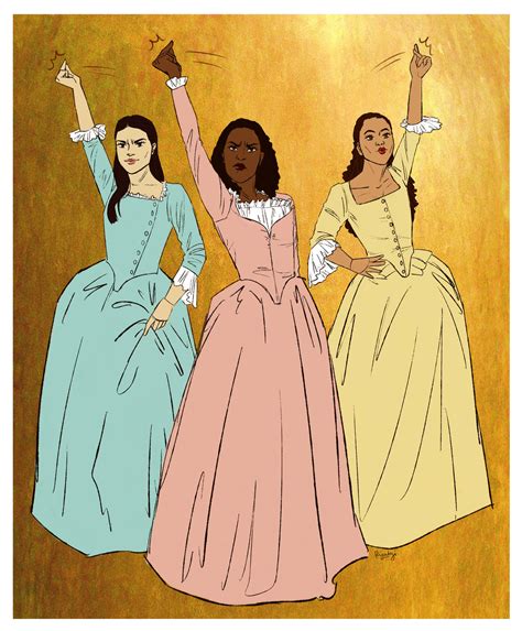 The Schuyler Sisters by Ryalgi on DeviantArt