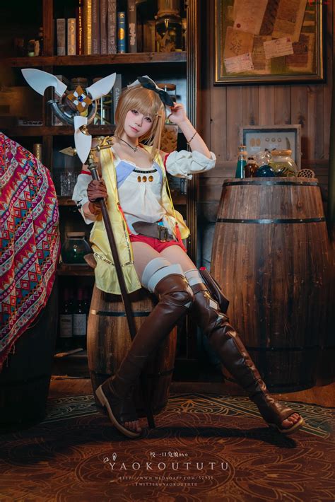 咬一口兔娘ovo (Yaokoututu) cosplay Reisalin Ryza Stout - Atelier Ryza "53