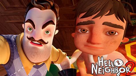 ШОУ ПРИВЕТ СОСЕД 2!НЕОЖИДАННАЯ КОНЦОВКА ИСТОРИИ СОСЕДА!ИГРА HELLO ...