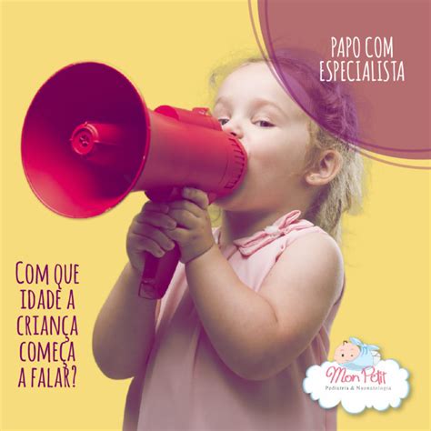 Com que idade a criança começa a falar? - Clínica Mon Petit