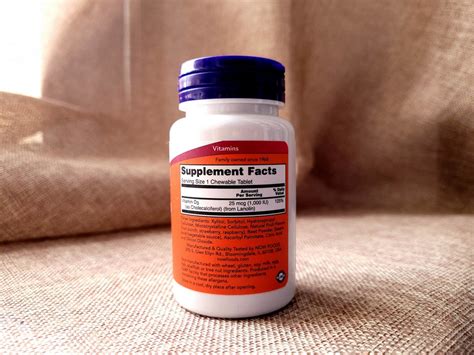Now Foods, жевательный витамин Д3 для детей и взрослых, витамин Д, 1000 ...
