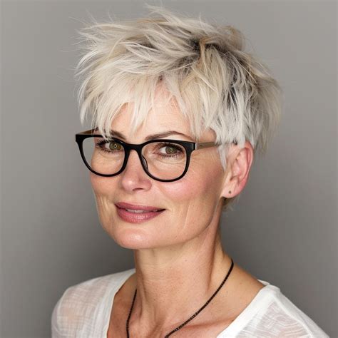 35 Verjüngende Frisuren für Frauen Ab 60 mit Brille