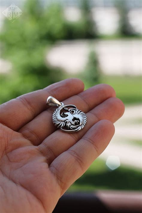 Silver pendant "Phoenix" #RimRim #warhammercrafts #Phoenix #silver # ...