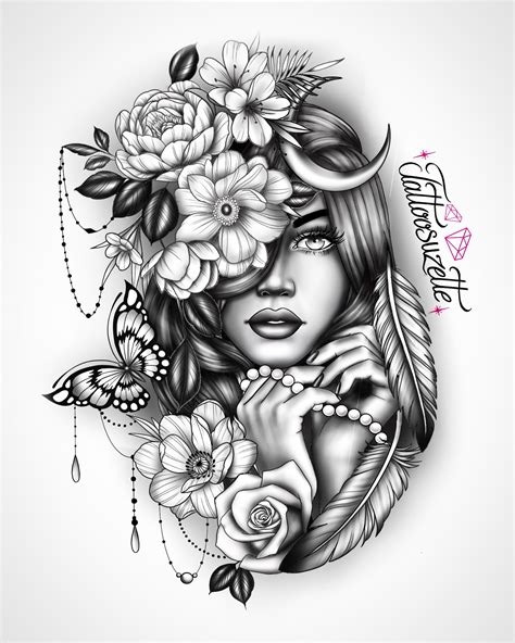 Tattoo Drawings For Women - Drawing Improvement Challenges