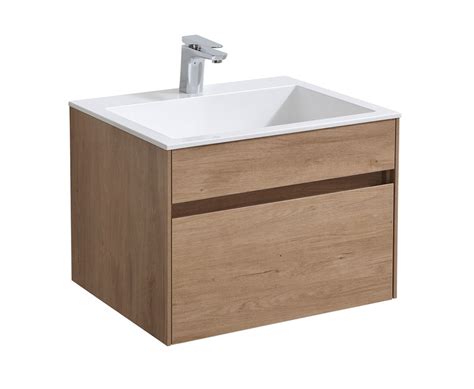 Тумба c раковиной Vincea Chiara 60 N.Oak подвесная, с ящиками купить ...