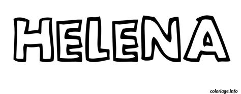 Coloriage Helena dessin