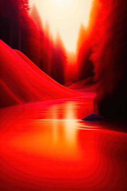 Premium Photo | Saturated Red Background