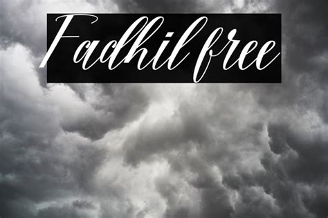 Fadhil free Font - FFonts.net