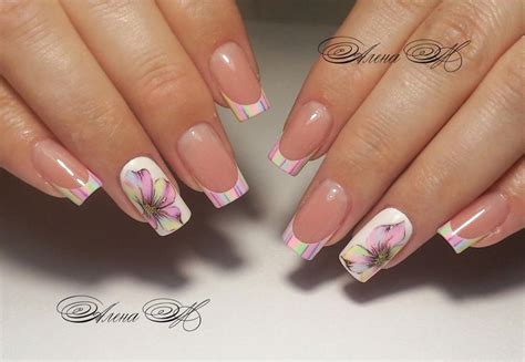 ДИЗАЙН НОГТЕЙ — Алена М. Оренбург | OK.RU | Floral nails, Mickey nails ...