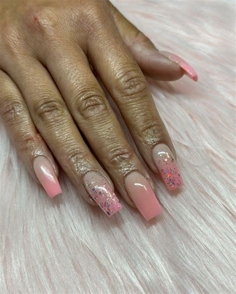 Stylish Glitter Pink Ombre Nails: 27+ Ways To Make A Statement