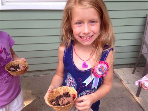 Mud pies for dessert. I used waffle bowls, chocolate ice cream, crushed ...