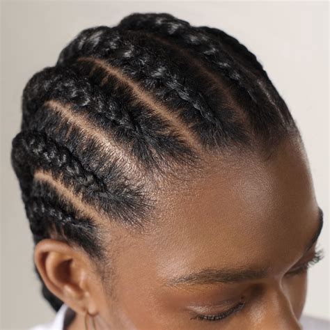 More lightweight braiding hair will be used for cornrows with extensions 19