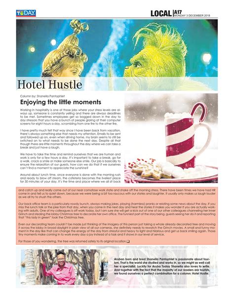 Enjoying the little moments – Aruba Today