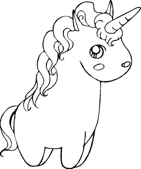 Cute Unicorn Drawing at GetDrawings | Free download