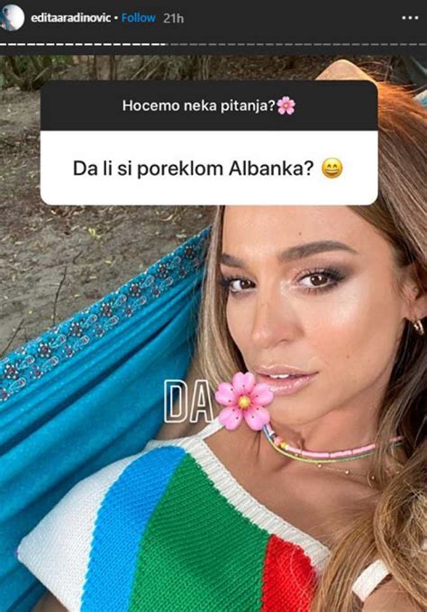 ZVIJEZDA - Edita Aradinović otkrila da je porijeklom Albanka | Info-ks ...