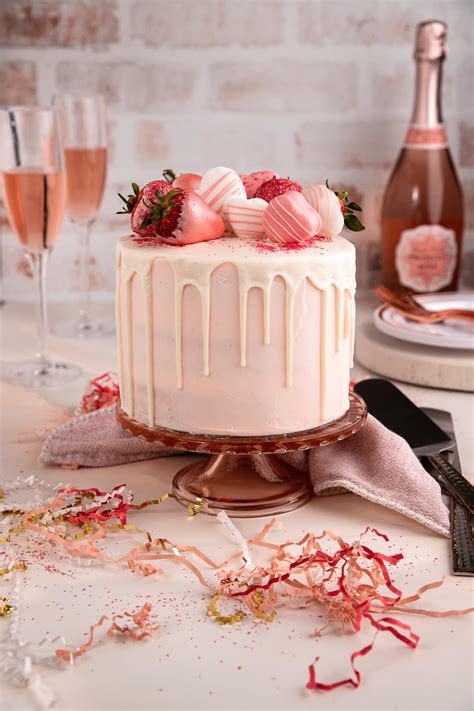 pink champagne cake recipe partylicious