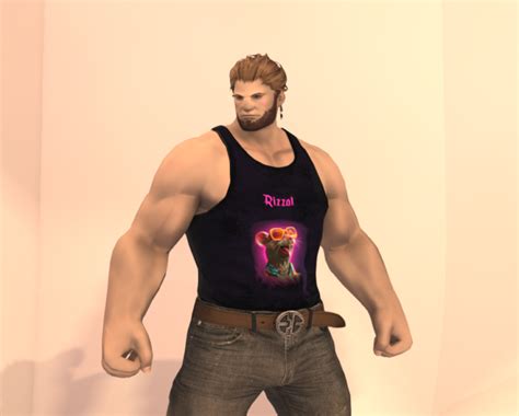 Rizz Rat Tank Top - The Glamour Dresser : Final Fantasy XIV Mods and More