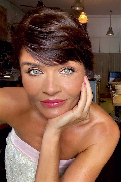 Helena Christensen’s New Choppy Bob Could Be Her Best Hair Yet ...
