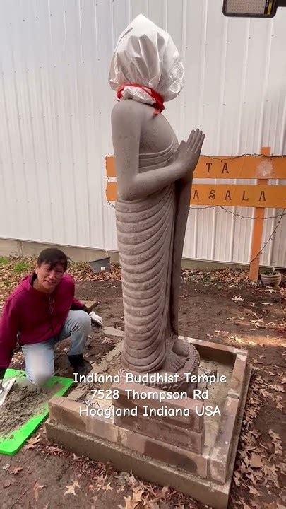 Building Foundation for Arahant Statues Indiana Buddhist Temple Bhante ...