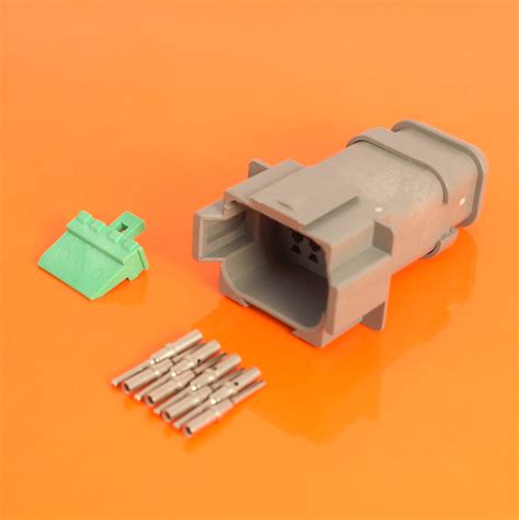Deutsch DT Series 8 Way Receptacle Connector Kit - DT04-08PA-E008 » 3 ...