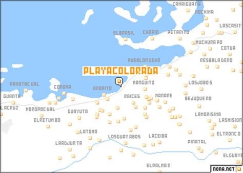 playa colorada venezuela map nonanet