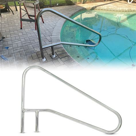 "Kojem 55"" In-ground Pool Handrail, Stainless Steel Railing for SPA